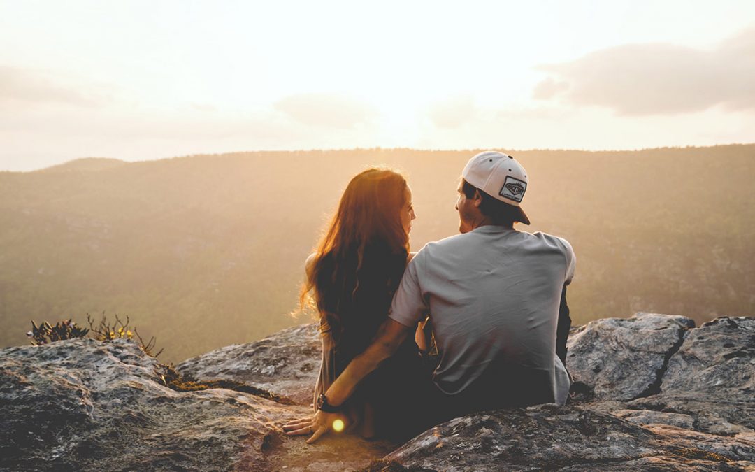 Couple on Cliff Edge