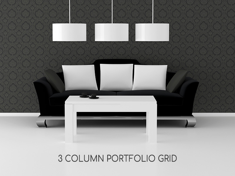 Change Portfolio Grid to Three Columns