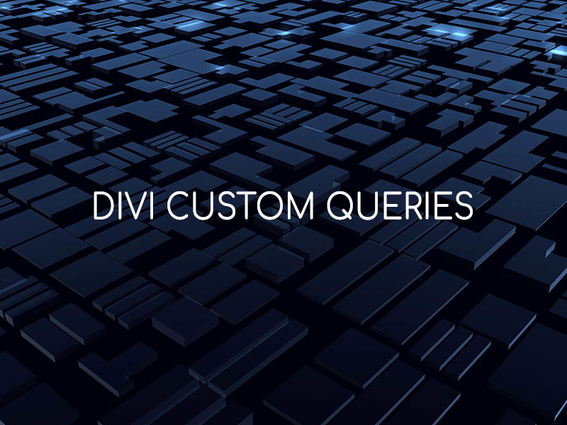 Divi Custom Queries