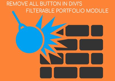 Divi Filterable Portfolio Remove All Button