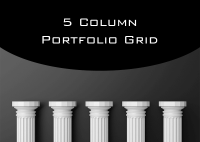 Change Portfolio Grid to Five Columns