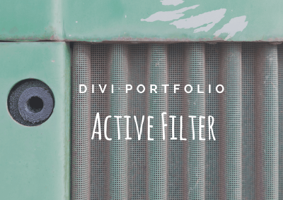 Divi Filterable Portfolio Active Filter Link