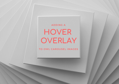 Adding a Hover Overlay to Owl Carousel Images