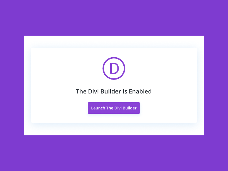 Switching Back to the Divi Backend Builder